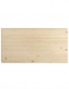 Tablero de madera de pino para mesa comedor 160x70 cm, gran grosor de 3,5 cm