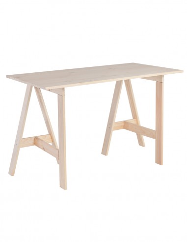 Mesa escritorio pequeño de madera con...