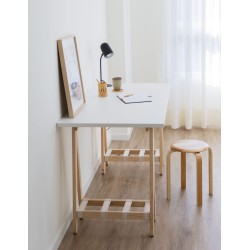 Patas de madera natural para mesas con certificado PEFC