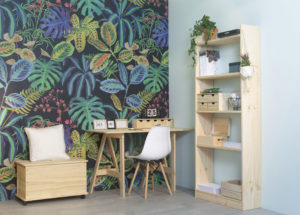 baul de madera con r