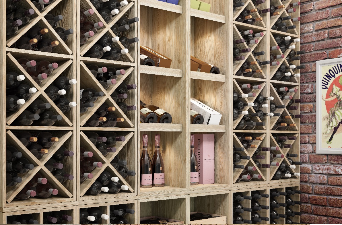 Cuatro accesorios para las estanterías modulares de cubo