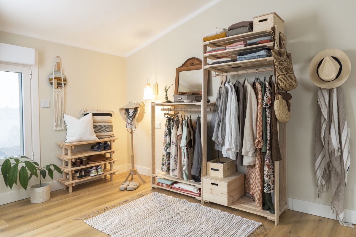 Burro Para Ropa WELLHOME Perchero Burro, Colgador Para Ropa